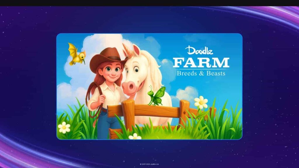 Doodle Farm: Breeds and Beasts, free mobile game, puzzle game