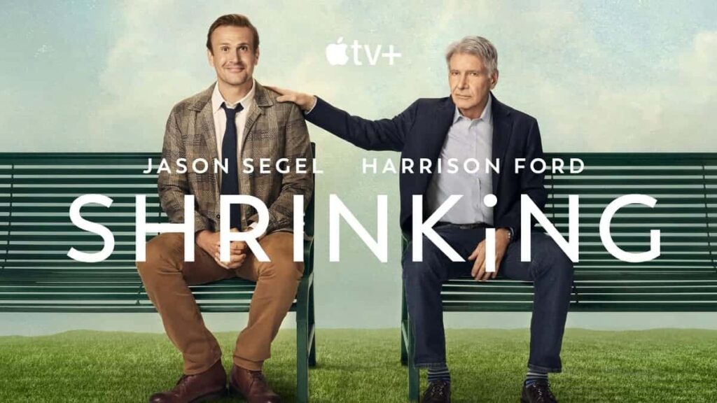 Harrison Ford and Jason Segel in "Shrinking" (2023)