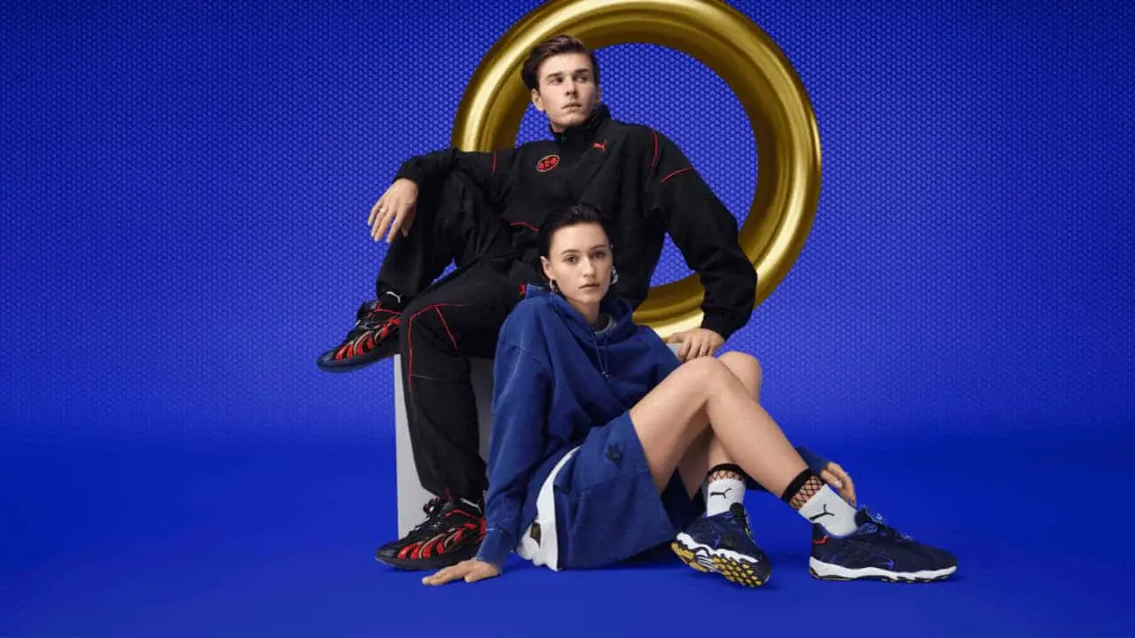 Sonic Racing and Puma Collaboration