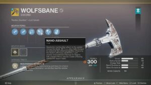 Destiny 2 Wolfsbane
