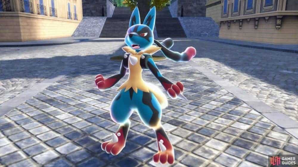 Mega Lucario in Pokémon Legends: Z-A