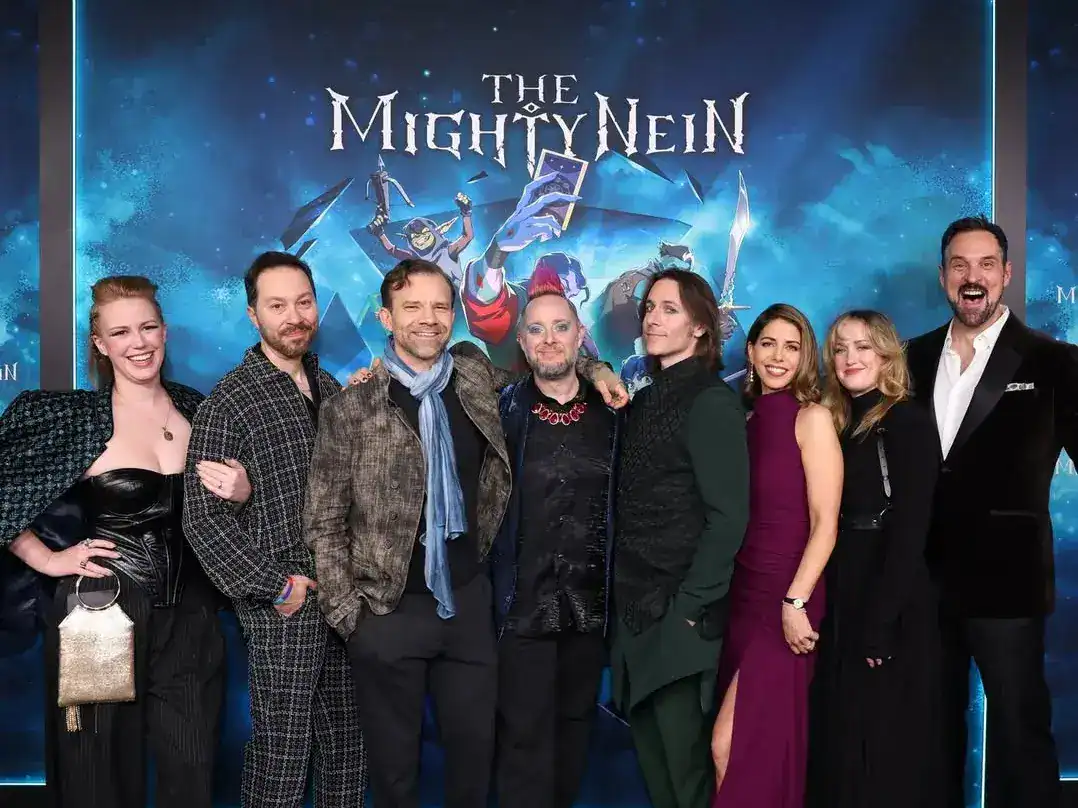 Mighty Nein Cast photo from the premiere
