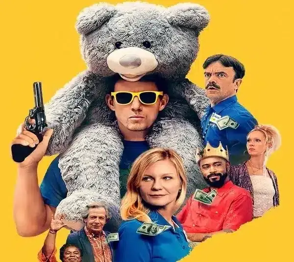 screenshot of promotional image for new Channing Tatumn movie "Roofman"