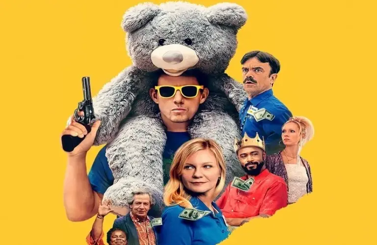 screenshot of promotional image for new Channing Tatumn movie "Roofman"