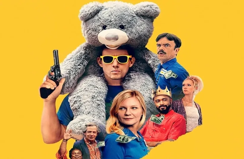 screenshot of promotional image for new Channing Tatumn movie "Roofman"