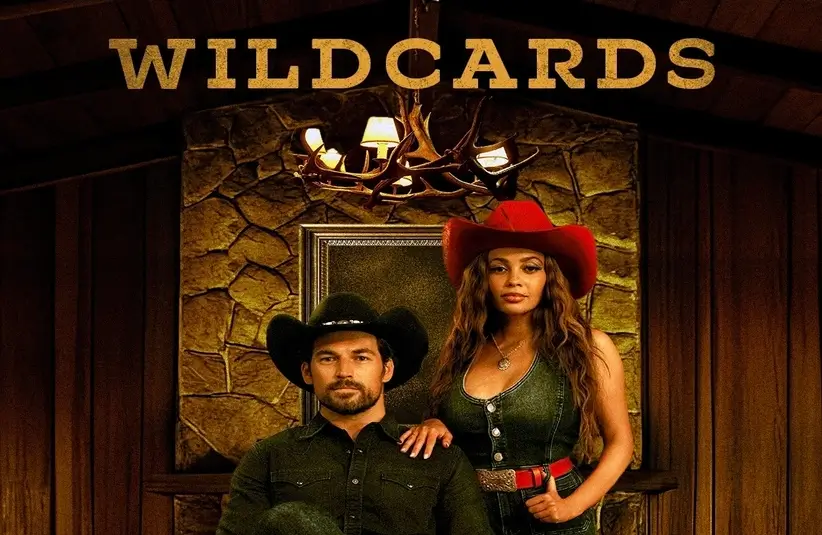 Screenshot of a promotional image for the CW TV Series Wild Cards
