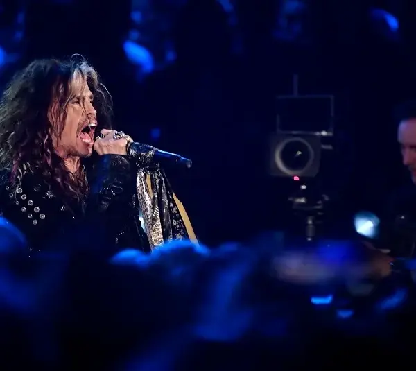 This week's new album releases are headline by Aerosmith. Pictured: Steven Tyler of Aerosmith performs during the 62nd annual GRAMMY Awards on Jan. 26, 2020 at the STAPLES Center in Los Angeles, Calif.
