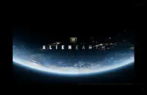 Alien Earth title screen, FX, Hulu, Disney+