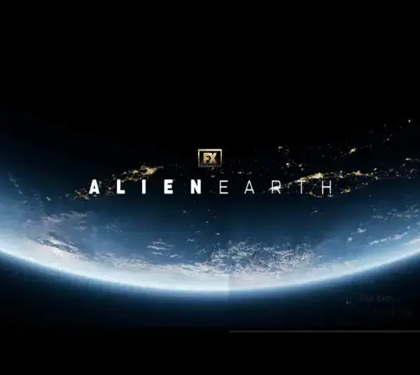 Alien Earth title screen, FX, Hulu, Disney+