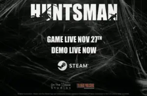 Huntsman, massive spider, survival Horror, Creature Feature series, Episode One, Steam title, demo available