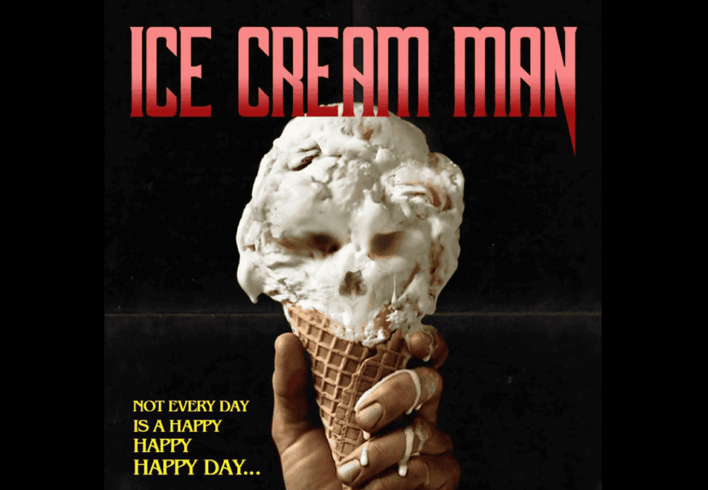 Ice Cream Man, 1995 horror film, movie poster,