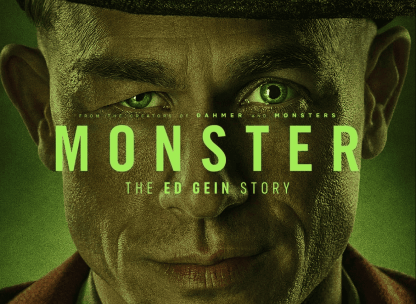 Monster The Ed Gein Story, Netflix, Ryan Murphy, crime drama, poster picture