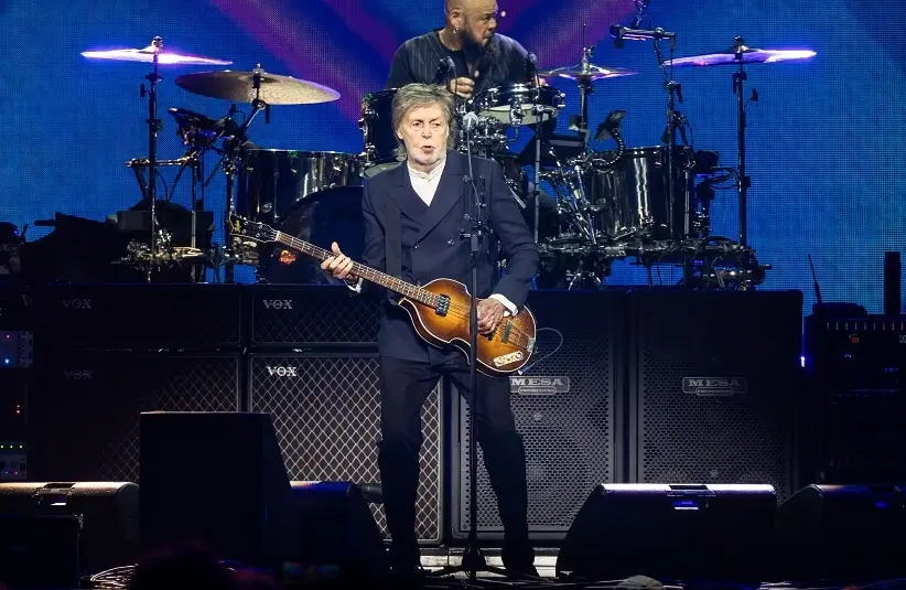Paul McCartney brings his Got Back Tour to the Casey's Center in Des Moines, Oct. 14, 2025. 