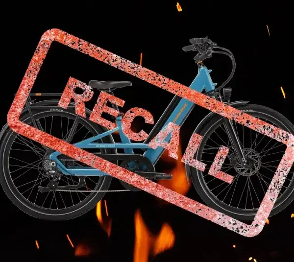 Radster™ Road Electric Commuter Bike , Rad Power Bikes, Battery Recall