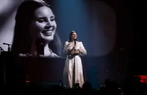 Musician Lana Del Rey performed at Veterans Auditorium in Des Moines on Sunday, Nov. 10, 2019. 20191110 Lanadelrey. She is now releasing a new album "Stove".