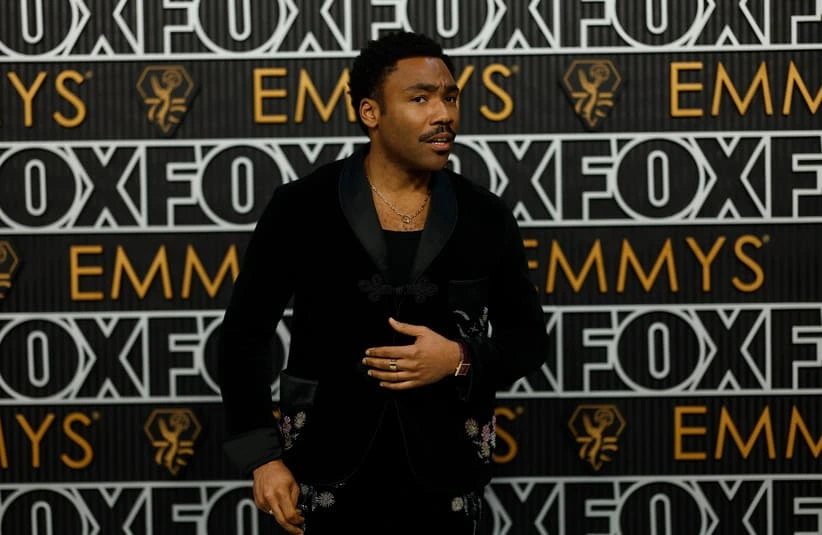 Jan 15, 2024; Los Angeles, CA, USA; Donald Glover at the 75th Emmy Awards at the Peacock Theater in Los Angeles on Monday, Jan. 15, 2024. Mandatory Credit: Kevork Djansezian-USA TODAY