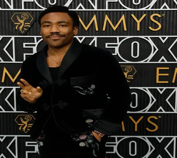 Jan 15, 2024; Los Angeles, CA, USA; Donald Glover at the 75th Emmy Awards at the Peacock Theater in Los Angeles on Monday, Jan. 15, 2024. Mandatory Credit: Kevork Djansezian-USA TODAY