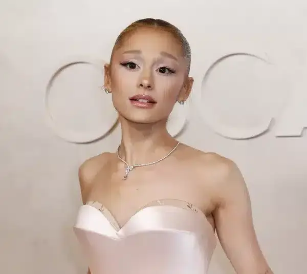 Mar 2, 2025; Los Angeles, CA, USA; Ariana Grande on the red carpet at the 97th Oscars at the Dolby Theatre at Ovation Hollywood in Los Angeles on Sunday, March 2, 2025. Mandatory Credit: Kevork Djansezian-USA TODAY