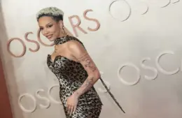Mar 2, 2025; Los Angeles, CA, USA; Doja Cat at the 97th Oscars at the Dolby Theatre at Ovation Hollywood in Los Angeles on Sunday, March 2, 2025. Mandatory Credit: Dan MacMedan-USA TODAY