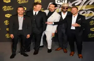 Backstreet Boys hold court on the red carpet prior to the 2018 CMT Music Awards at Bridgestone Arena in Nashville,.