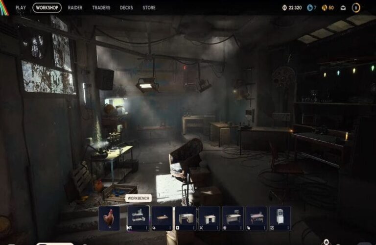 ARC Raiders workbench/ weapon crafting