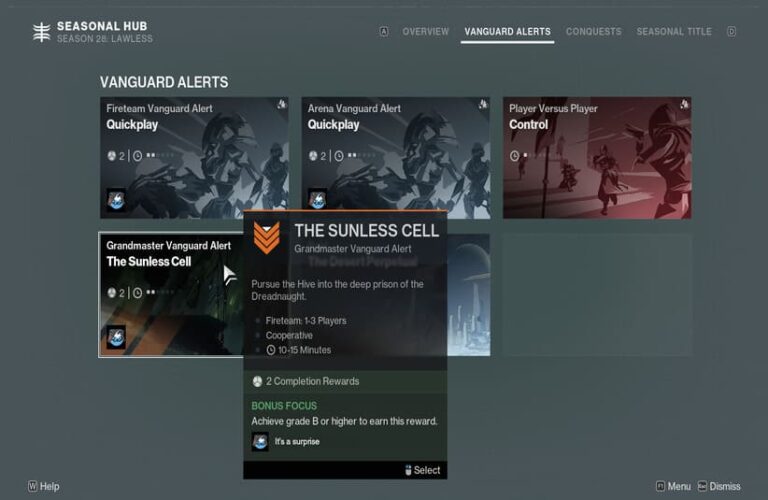 Destiny 2 Grandmaster Nightfall Vanguard