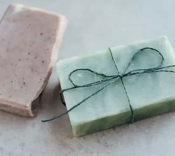 Image of Handmade organic soap bars to represent Native-owned wellness brands