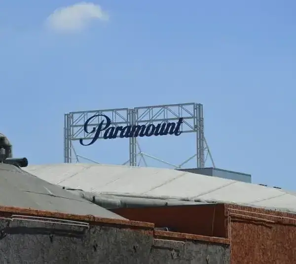 Paramount Studios sign, Warner Bros. Discovery