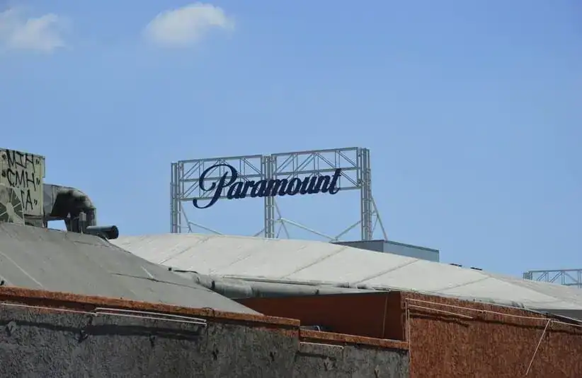 Paramount Studios sign, Warner Bros. Discovery