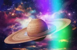 The planet of Saturn, saturn direct in pisces