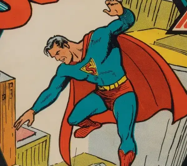 Image of Superman #1 where Superman is flying