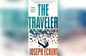 The Traveler" by Joseph Eckert book cover which is what this new film at paramount will be based off of.