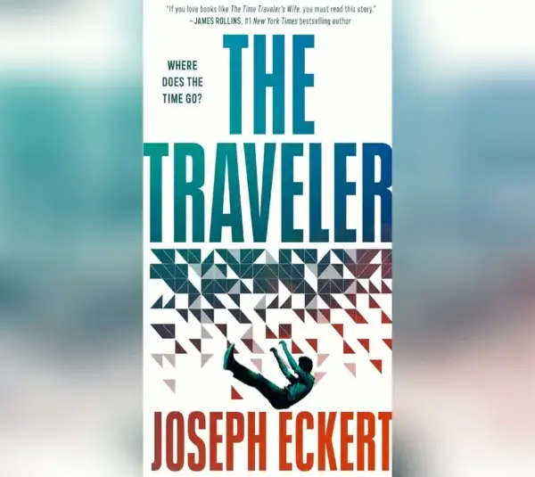 The Traveler" by Joseph Eckert book cover which is what this new film at paramount will be based off of.