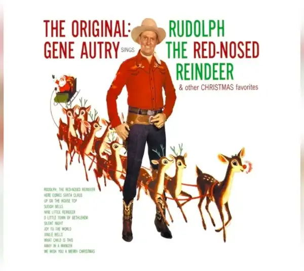 Gene Autry's Vinyl Album Rudolph The Red-Nosed Reindeer & Other Christmas favorites