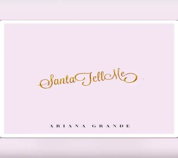 Ariana Grande's Santa Tell Me song cover