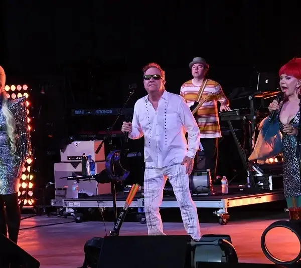 Today's epic earworm is from the B-52s, seen here performing at the Pompano Amphitheatre.