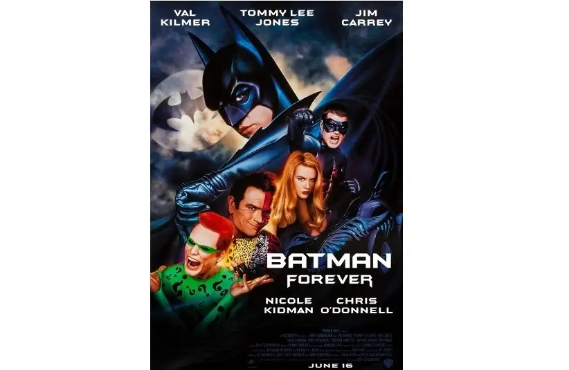 "Batman Forever" movie poster.