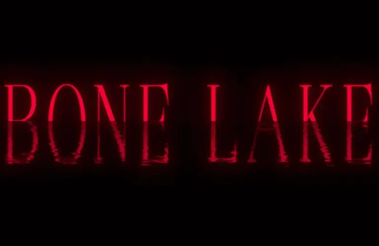Romantic horror thriller Bone Lake, streaming to Netflix in 2026, Mercedes Bryce Morgan film, couple on a romantic getaway are double booked by with murderous couple who want to play a deadly game