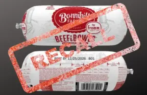 Bonnihill Farms BeefiBowls Beef Recipe gently cooked frozen dog food recall