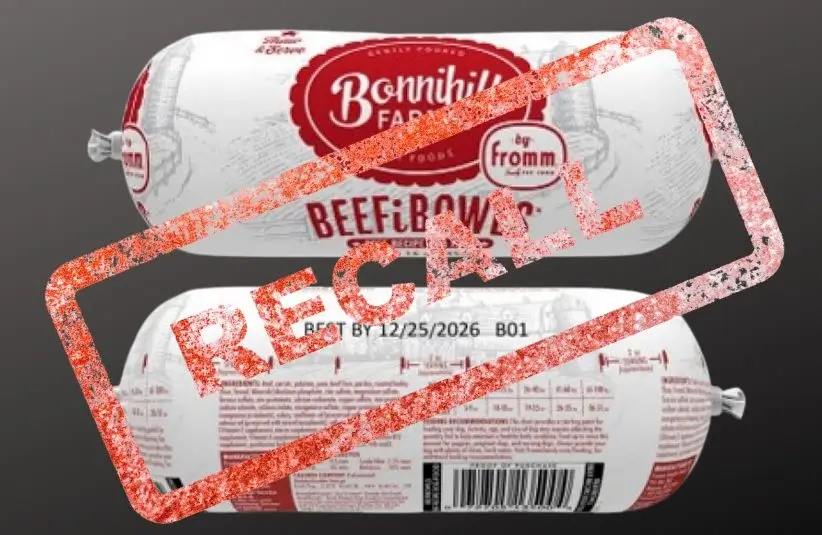 Bonnihill Farms BeefiBowls Beef Recipe gently cooked frozen dog food recall
