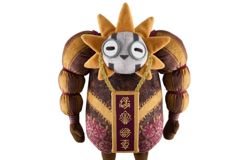 Clair Obscure: Expedition 33 Esquie, dark fantasy, RPG, full view of Esquie plush on IGN store