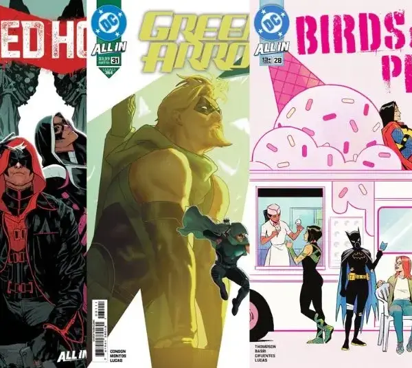 DC Comics, Red Hood #1, Green Arrow #31, Birds of Prey #28