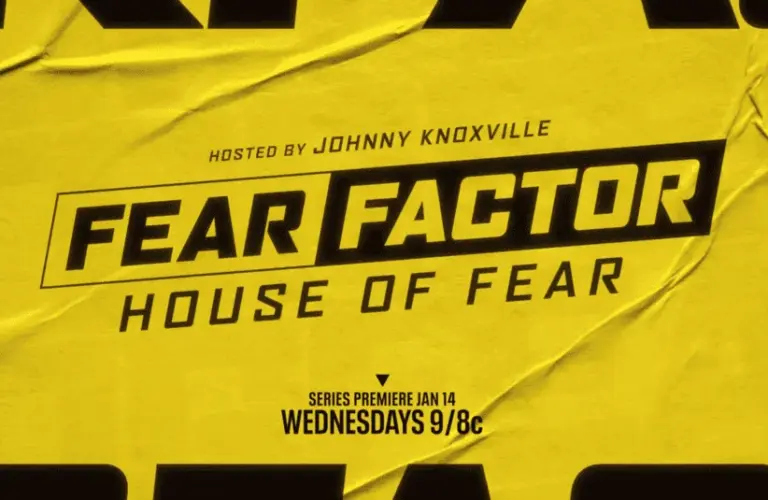 Fear Factor: House of Fear premiering Jan. 14, 2026 on Fox, streaming on Hulu, Endemol Shine North America production, hosted by Johnny Knoxville, stunts, gross acts, trauma, reality TV competition