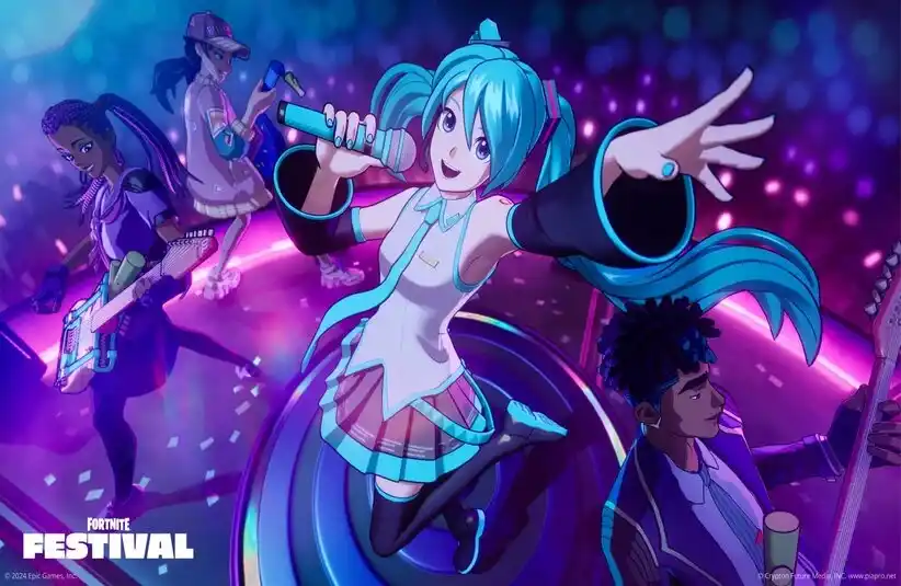 Fortnite Winterfest 2025 Collab with Melody, Harry Potter and Hatsune Miku