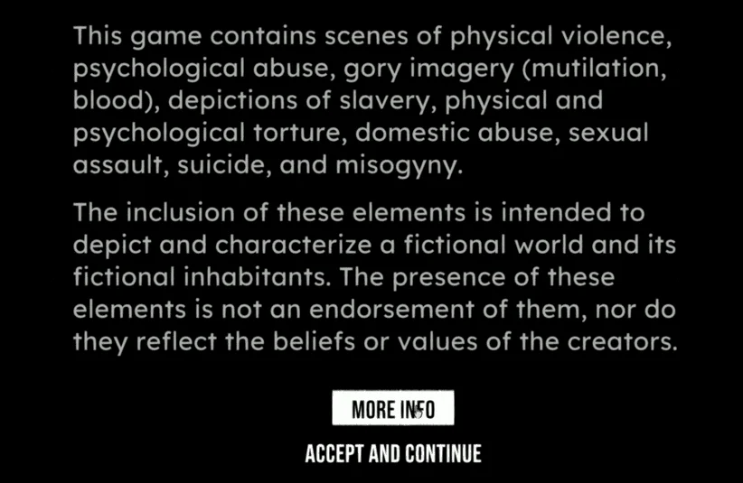 Horses, Santa Ragione, black and white silent film style interactive game, immersive but extremely unsettling imagery, gore, violence, trauma, suicide, content warning from developer, banned game,