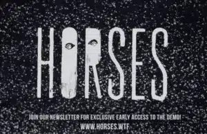 Horses, Santa Ragione, black and white silent film style interactive game, immersive but extremely unsettling imagery, gore, violence, trauma, suicide, content warning from developer, banned game, website title