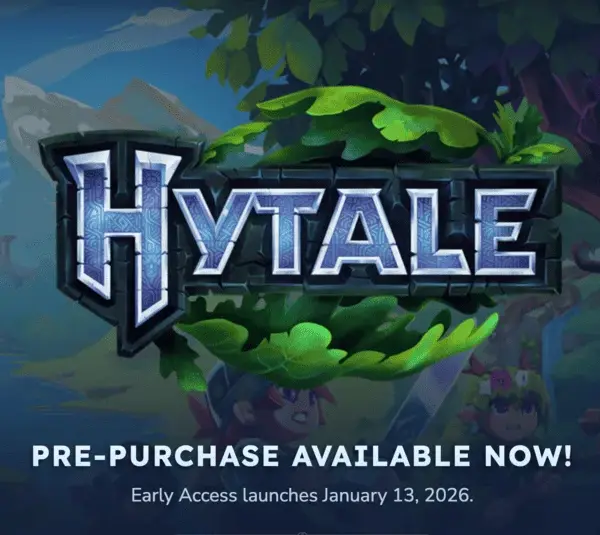 Hytale, early access, pre-purchase, Jan. 2026 indie fantasy RPG, website platform, Hypixel Studios,