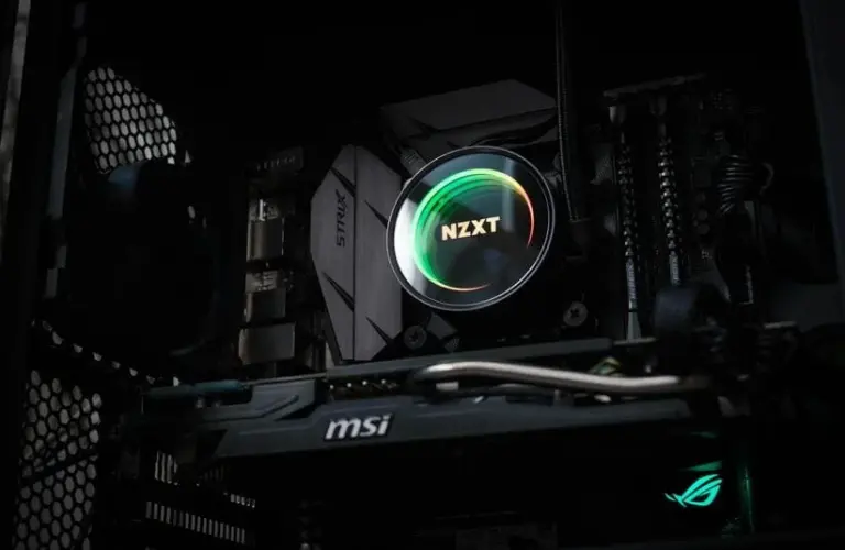 Black Msi Nzxt Computer System Unit, RAM prices, inner works of computer hard drive, gaming industry, memory, gaming consoles