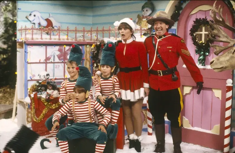 Tim Allen, Jonathan Taylor Thomas, Patricia Richardson, Zachery Ty Bryan, and Taran Noah Smith in Home Improvement (1991)