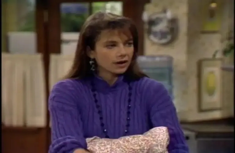Justine Bateman in Family Ties (1982). The sibling rivalry on the show with Michael J Fox's character felt a bit to real, because it was.